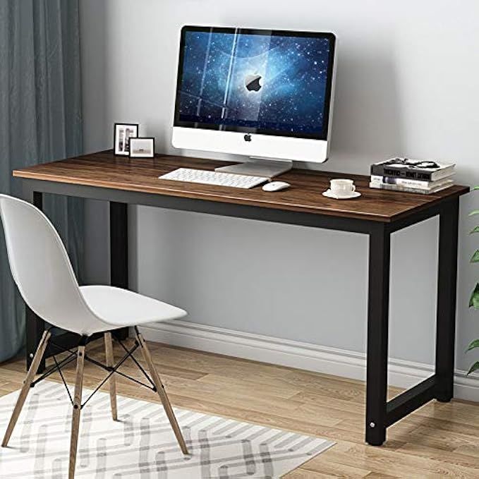 Tribesigns Vintage Computer Desk, 55" Large Office Desk Computer Table Study Writing Desk for Home O | Amazon (US)