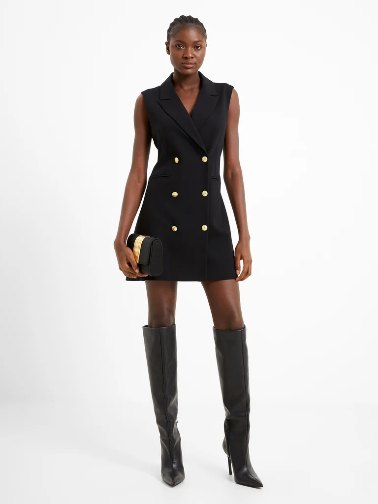 Whisper Sleeveless Tux Dress | French Connection (US)