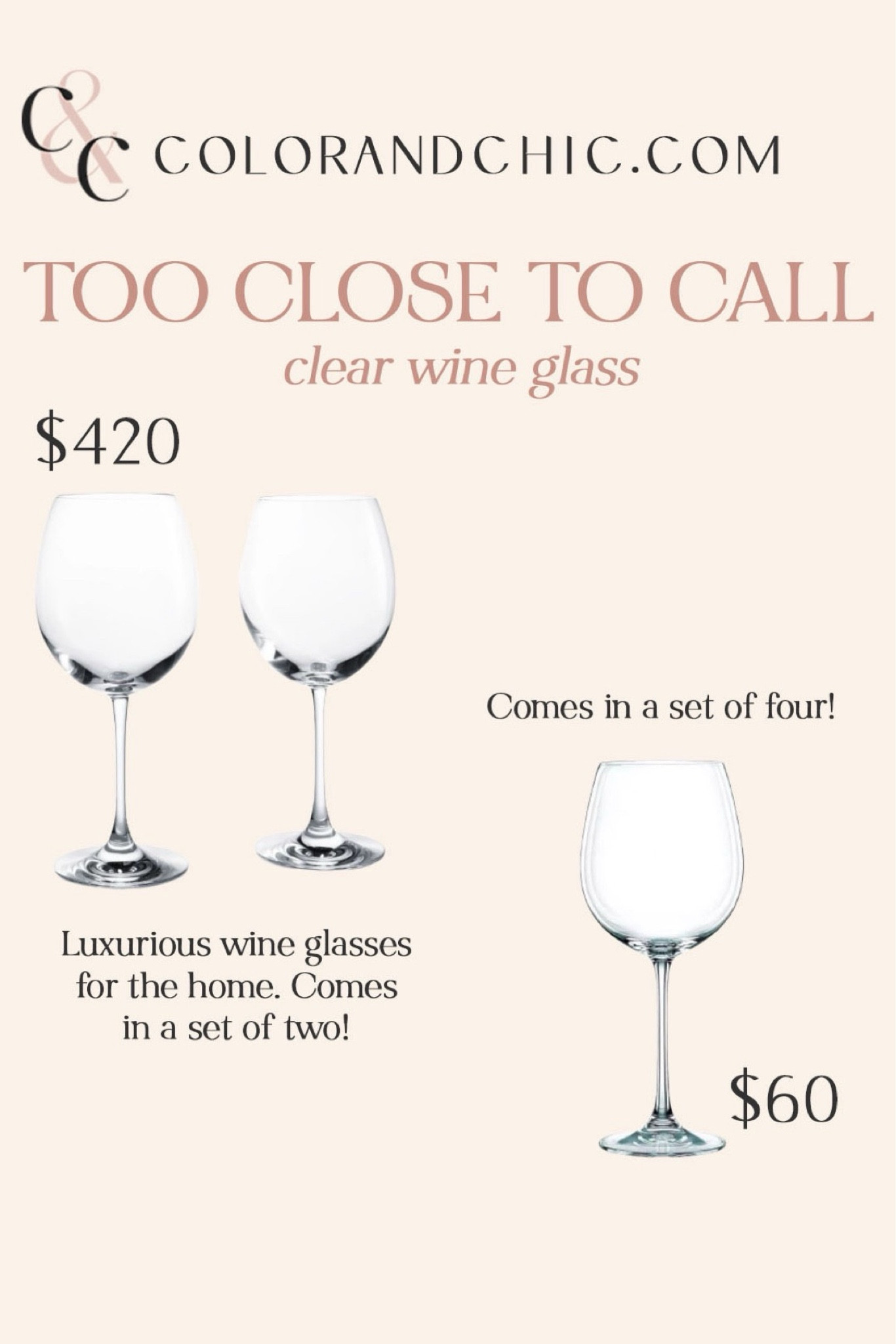 Large wine glasses that are stunning for the home! 

#LTKStyleTip #LTKHome