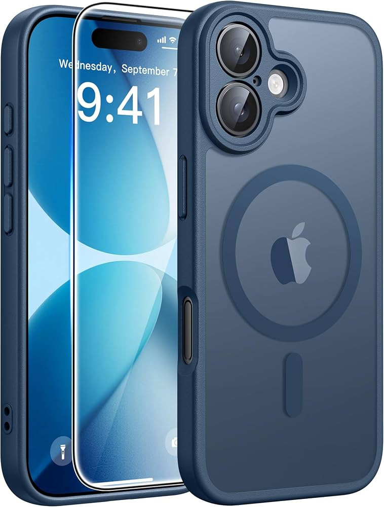 FNTCASE for iPhone 17 Case: [Compatible with Magsafe] Translucent Matte Cases with [Full Camera P... | Amazon (US)