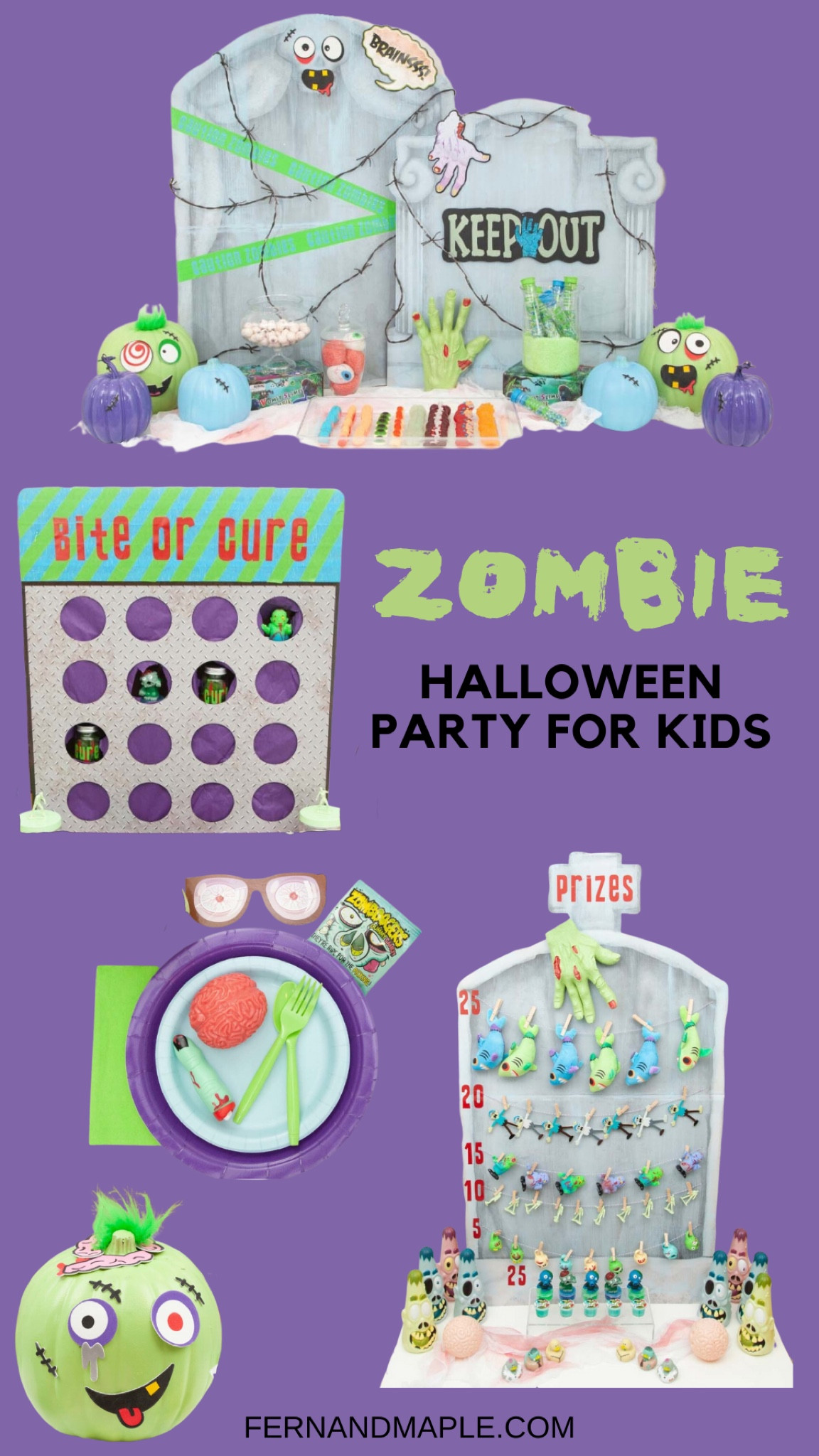 Create a not-so-scary Halloween Zombie Party for kids with gross and gory decor that kids will find fascinating and fun! 

#LTKparties #LTKHalloween #LTKhome