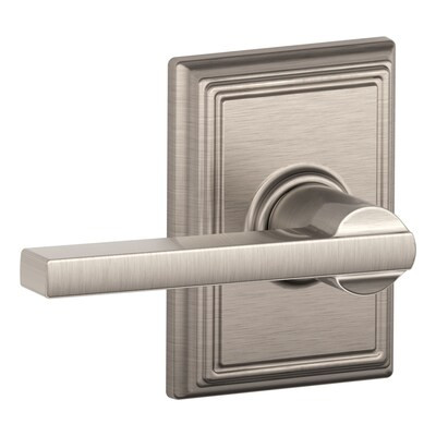 Schlage  Latitude-Addison Satin Nickel Universal Passage | Lowe's