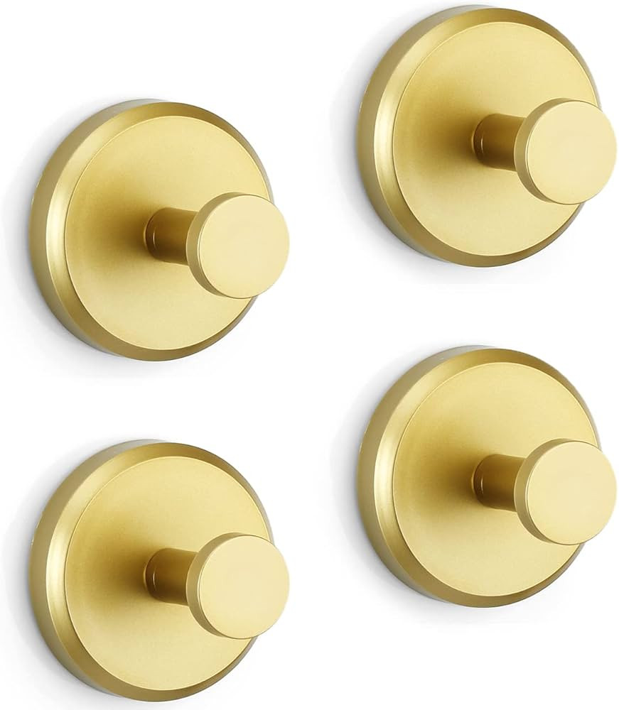 HOME SO Suction Cup Hooks for Shower, Bathroom, Kitchen, Glass Door, Mirror, Tile – Loofah, Tow... | Amazon (US)