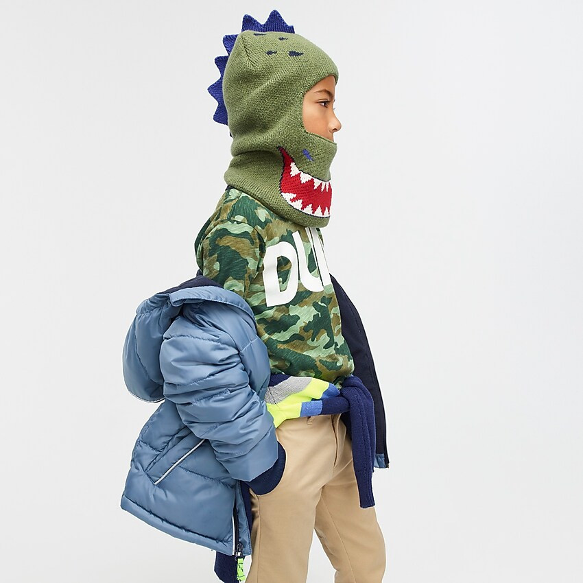 Kids' balaclava in dino | J. Crew US