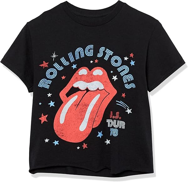Rolling Stones Women's Crop Tee | Amazon (US)