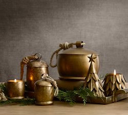 St. Jude Vintage Bell Candle - Winter Spruce | Pottery Barn (US)