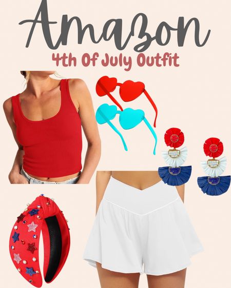 4th of July outfit ideas from Amazon prime 

4th of July, Fourth of July, USA, patriotic outfits, pool party, amazon fashion, amazon outfit idea, red white and blue, white shorts, graphic tshirt, travel, summer ootd, patriotic dress, bump friendly

#LTKFindsUnder50 #LTKParties #LTKSeasonal