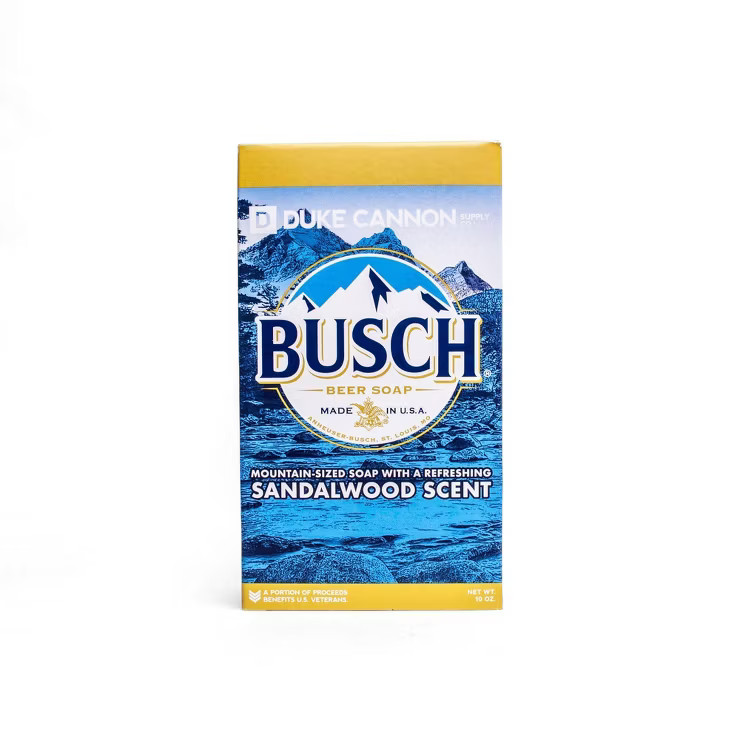 Duke Cannon Supply Co. Busch Beer Mountain Sized Bar Soap - 10oz | Target