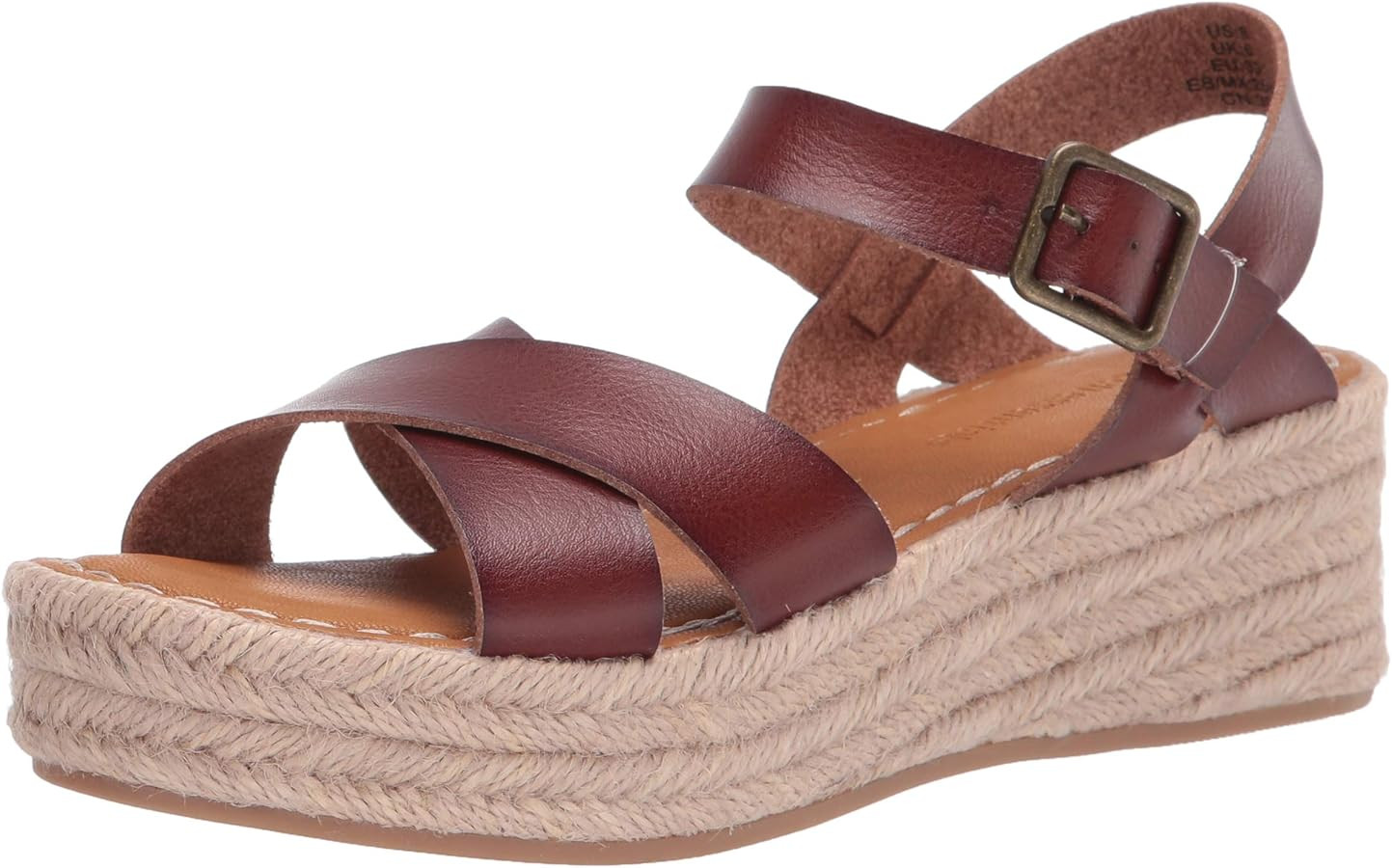Amazon Essentials Women's Flatform Espadrille Ankle Strap Sandal | Amazon (US)