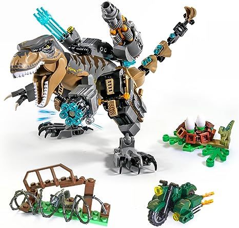 Dinosaur Building Toys Jurassic Dinosaur Set Building Blocks Kit,Jurassic Tyrannosaurus Rex Toys ... | Amazon (US)