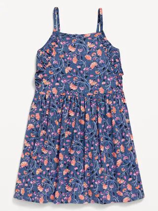 Printed Sleeveless Ruffle-Trim Dress for Toddler Girls | Old Navy (US)