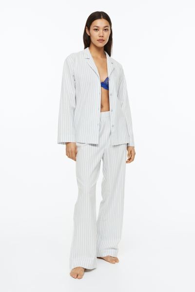 Zweiteiliger Pyjama | H&M (DE, AT, CH, DK, NL, NO, FI)