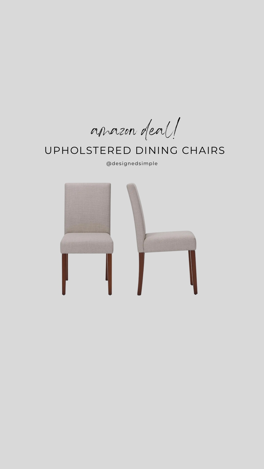 Amazon deal! Scored all my dining chairs for less than $600 upholstered dining chairs, texted linen dining chairs, parsons dining chairs, affordable dining chairs, Amazon dining chairs 

 #LTKHome #LTKSaleAlert #LTKFindsUnder100