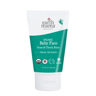 Earth Mama Organic Baby Face Nose and Cheek Balm Multipurpose Alternative to Petroleum Jelly - 2 fl oz | Target
