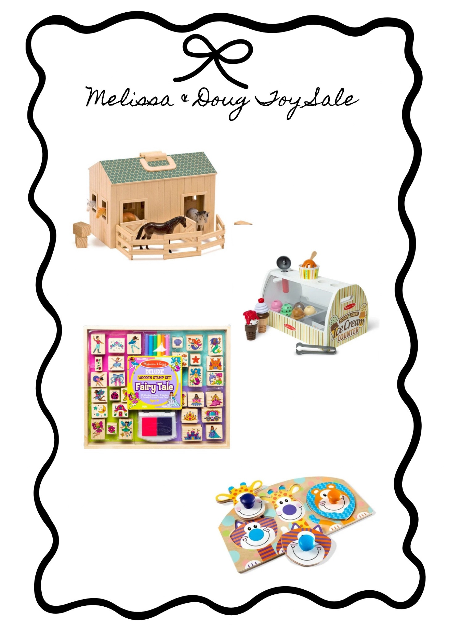 Melissa and Doug Toy Sale 30% off 


#LTKsalealert #LTKfamily #LTKkids
