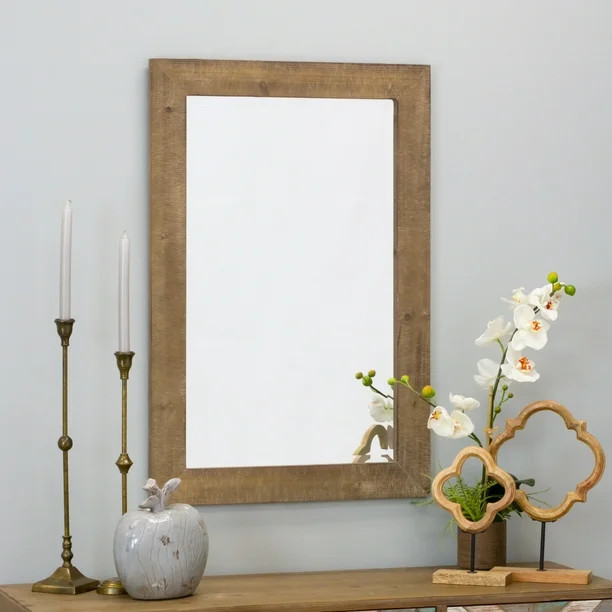 Morris Wall Mirror - Nutmeg 36" x 24" by Aspire | Walmart (US)