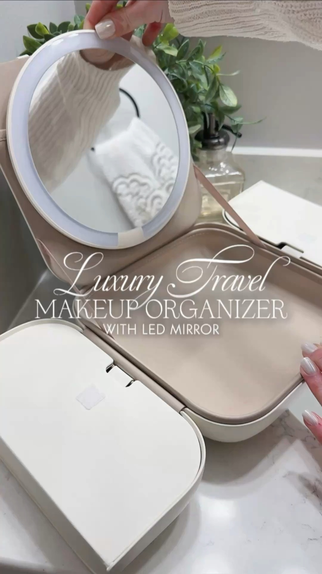 Luxury travel makeup organizer with LED mirror 🤍 

Gifted by AMIRO, and this is exactly the kind of beauty find I love for travel. It’s compact, structured, and so well designed, and the rechargeable mirror stores right inside the case, then magnetically attaches when you’re ready to use it. The 3 light colors and 5 brightness levels make it such a smart setup for travel, hotel getting-ready, and keeping everything organized in one place. Pretty, practical, and absolutely coming with me.




•
travel makeup organizer • LED mirror makeup case • portable makeup organizer • makeup organizer for travel • lighted makeup mirror • magnetic mirror makeup case • compact beauty storage • travel beauty organizer

#travelmakeuporganizer #ledmakeupmirror #makeuporganizerfortravel #portablemakeuporganizer #travelbeautyorganizer 

#LTKTravel #LTKBeauty #LTKSaleAlert