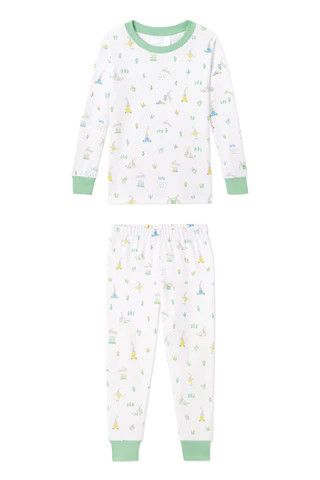 Kids Long-Long Set in Bunnies | LAKE Pajamas