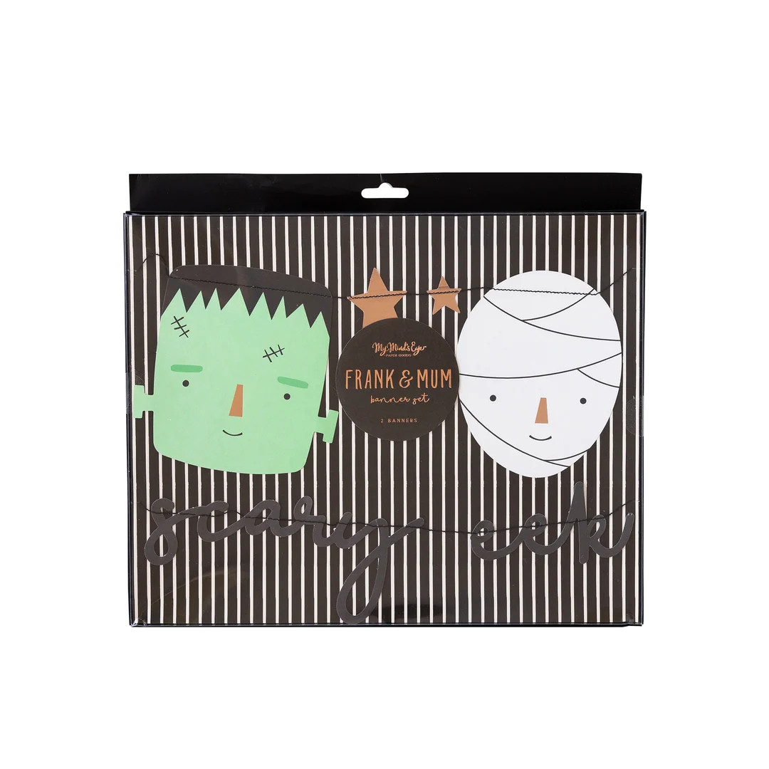 Frank & Mummy Banner Set | My Mind's Eye