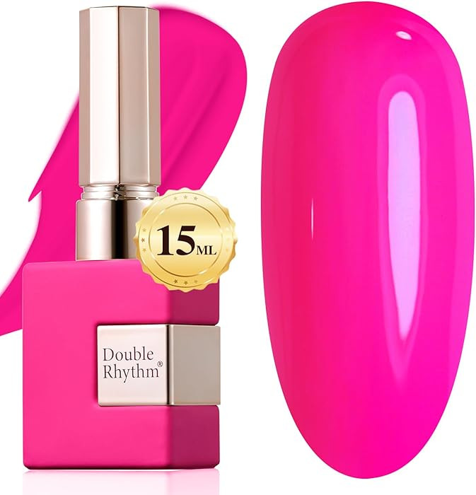 Double Rhythm 15ML Gel Nail Polish Pure Sheer Same Color Same Bottle Soak Off Gel Polish Art Mani... | Amazon (US)
