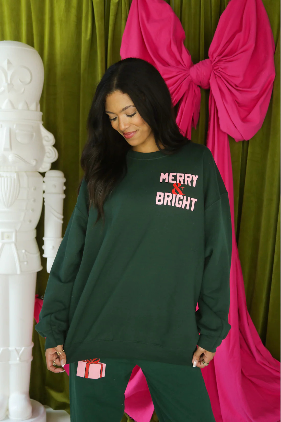 charlie southern: merry and bright sweatshirt | RIFFRAFF