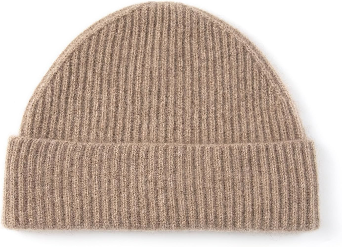 Villand 100% Cashmere Ribbed Cuffed Hat for Men, Ultra-Soft Men's Pure Cashmere Winter Ski Beanie | Amazon (US)