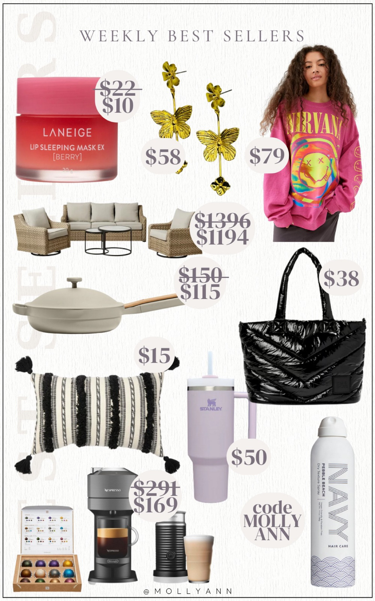 Weekly best sellers coffee maker sale patio furniture sale walmart finds @NavyHairCare code MOLLYANN 

#LTKsalealert #LTKunder50 #LTKunder100