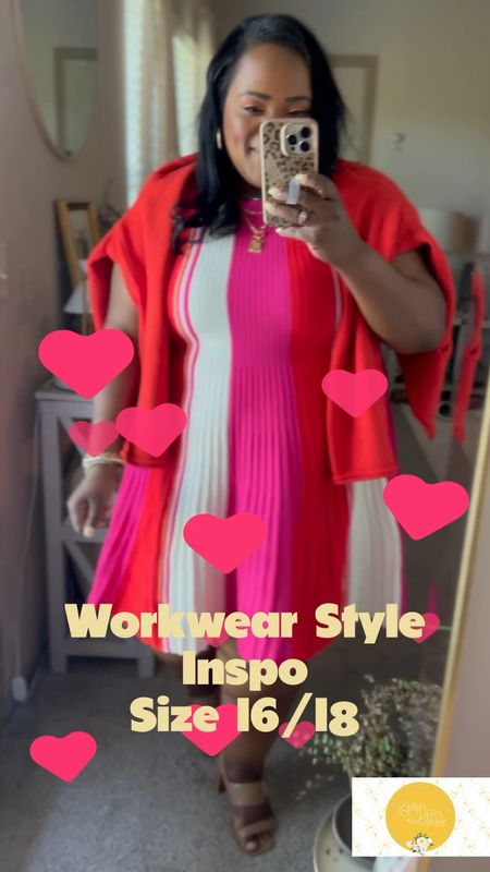 A little fun and bright workwear style inspo for you today! Dress and cardigan are from Walmart! 😍

Walmart Fashion / size 16/18 / midsize fashion / grwm / spring dress / cocktail dress / summer trends 

#LTKWorkwear #LTKStyleTip #LTKVideo