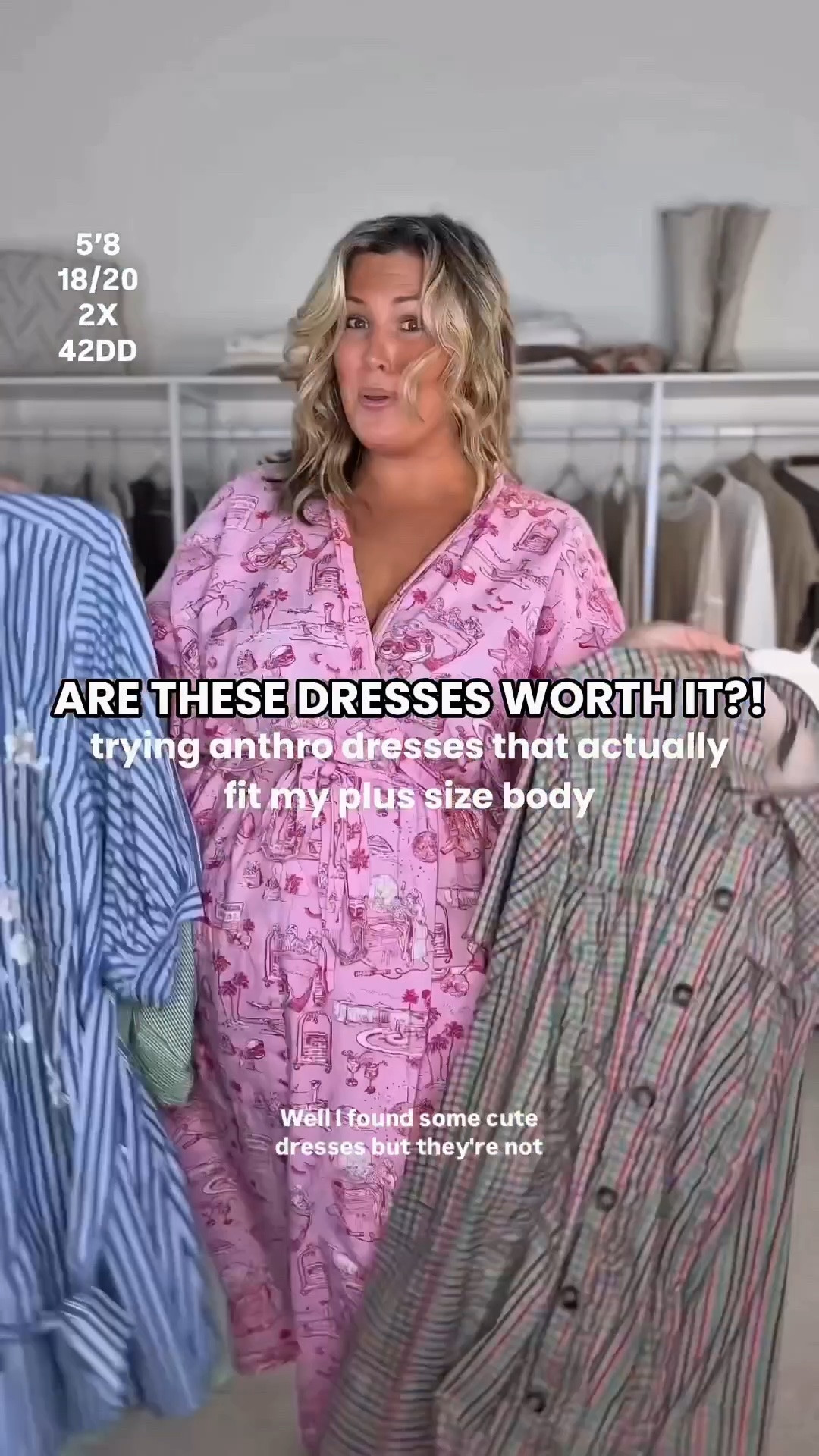 Anthro dress haul! Wearing a 2X in all! Plus size, outfit inspo, dresses, fall fashion, apron belly, mom life

#LTKPlusSize #LTKSeasonal #LTKMidsize
