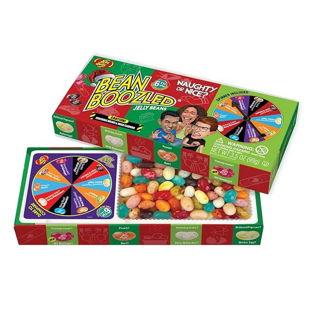 Jelly Belly BeanBoozled Naughty or Nice Spinner Jelly Bean Gift Box, 3.5 Ounce | Amazon (US)