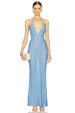 Ronny Kobo Yael Dress in Cornflower from Revolve.com | Revolve Clothing (Global)