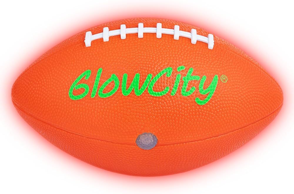 GlowCity Glow in The Dark Football - Light Up LED Ball - Perfect for Evening Play, Camping, and B... | Amazon (US)