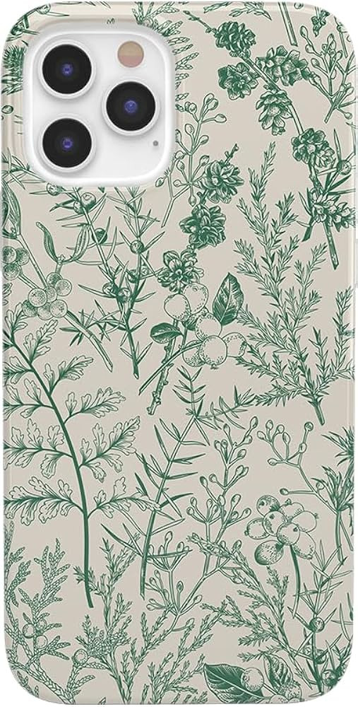 Casely iPhone 12 Pro Case | Sage Garden | Green Floral | Compatible with MagSafe | Amazon (US)