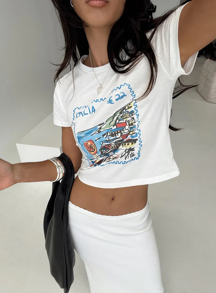 Edenia Tee White | Princess Polly US