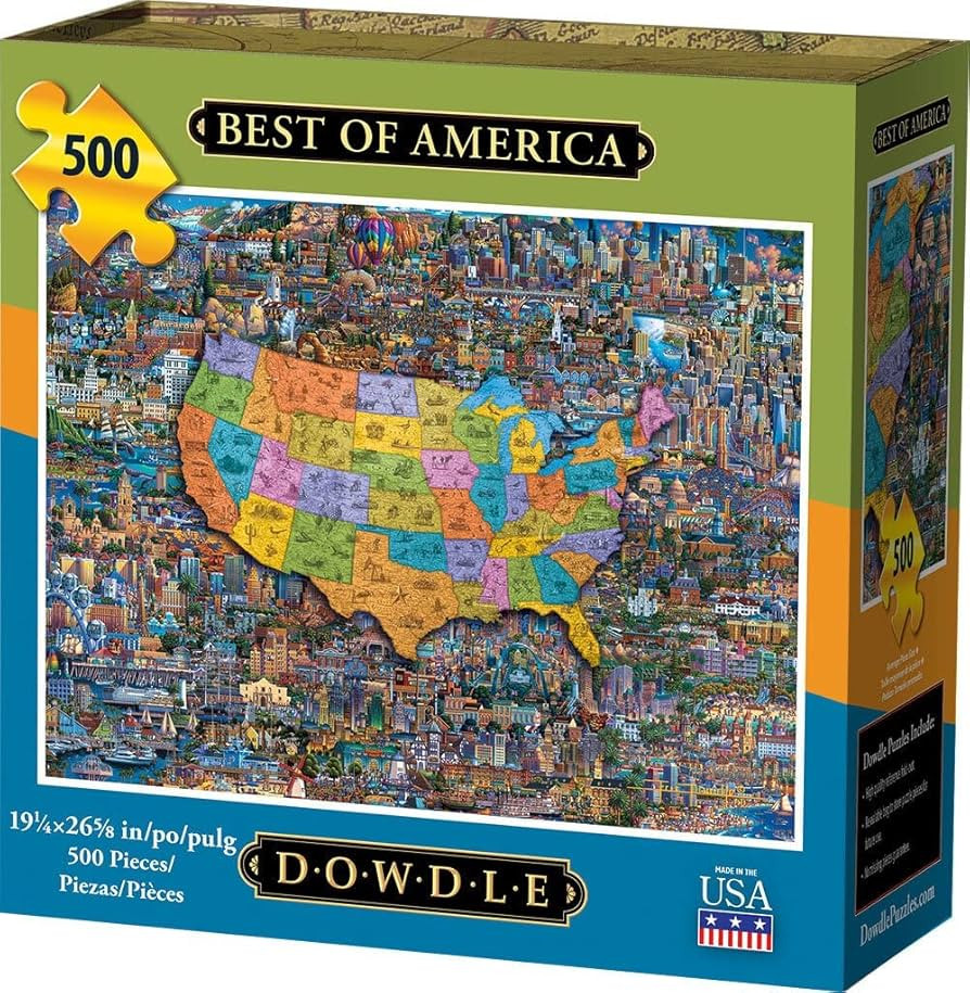 Dowdle Jigsaw Puzzle - Best of America - 500 Piece | Amazon (US)