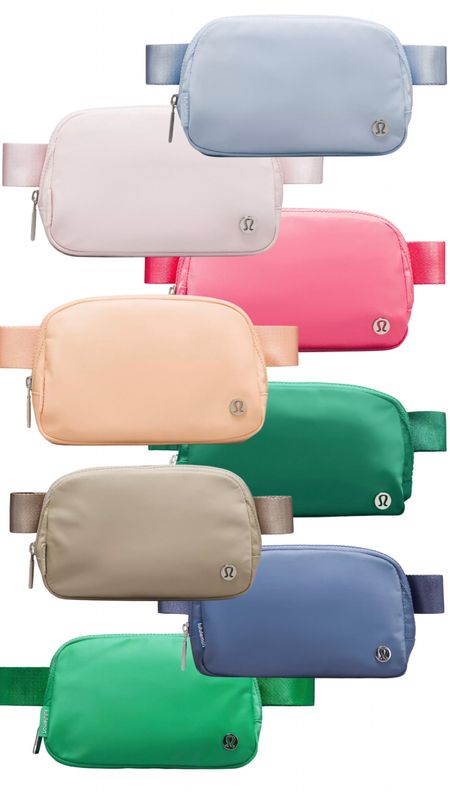 Fresh belt bag everywhere bag colors from Lululemon  

#LTKTravel #LTKActive #LTKFindsUnder50