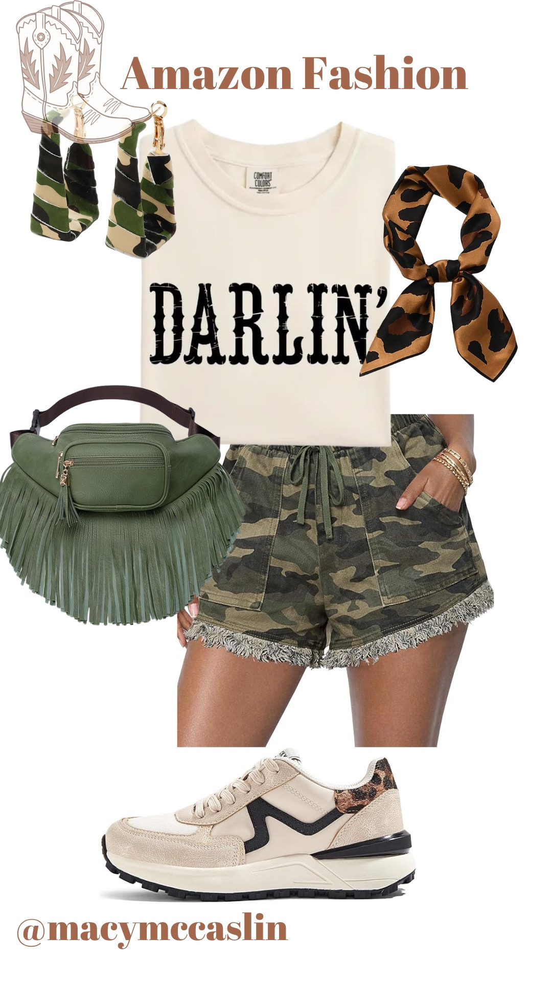 Stylish camoflage look with a touch of western flair. Perfect for any adventure! 🌵👢 #amazonstyle #westernfashion 

 #LTKootd #LTKSeasonal #LTKSaleAlert