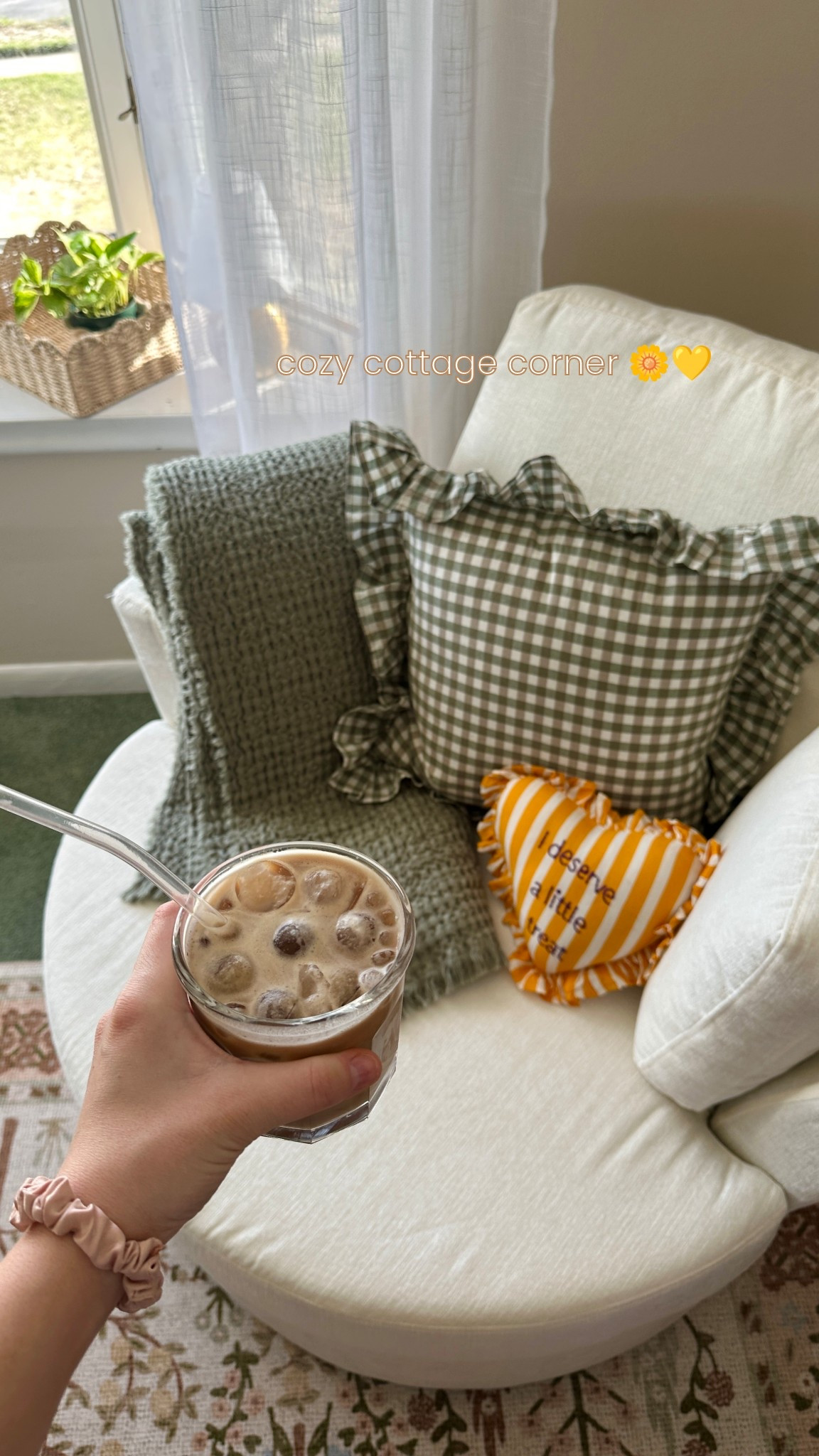 The coziest little corner in our spring cottagecore style home! Shop my cozy living room finds for spring and everyday 🌼💛

#LTKHome #LTKSaleAlert #LTKSeasonal