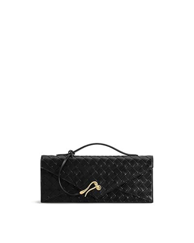 JW PEI Women's Celeste Woven Textured Envelope Top Handle Bag - Black | Amazon (US)