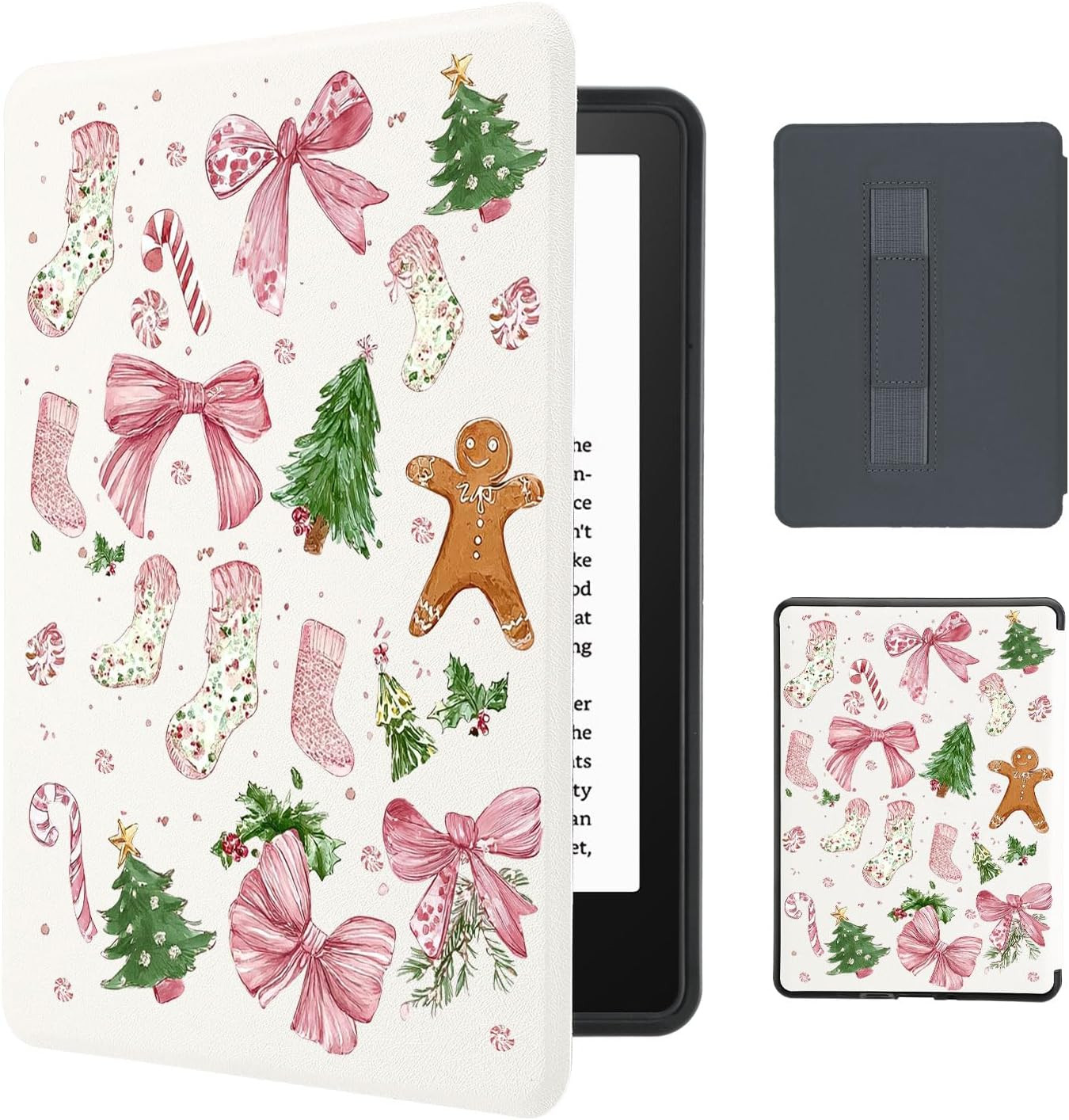Cute Gingerbread Christmas Case for 7" Kindle Paperwhite(12Th Gen,2024)&Kindle Colorsoft Stylish ... | Amazon (US)