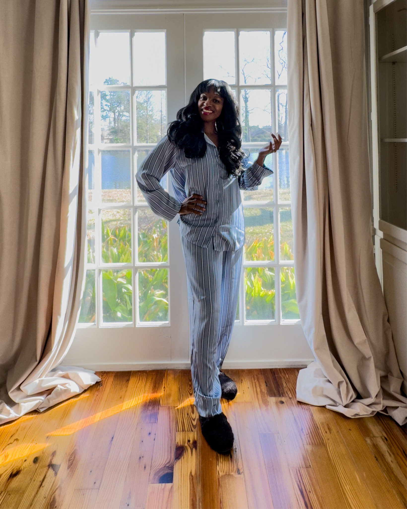 Getting cozy with these h&m pajamas I'm wearing M and if you haven't tried them before they are an absolute MUST!! I sized up for comfort and I’m wearing for lounging. If I wanted true to size I think I could do XS or S. I am 5’5” and 118 lbs. loungewear, valentines pjs, pajamas

#LTKunder50 #LTKFind #LTKhome