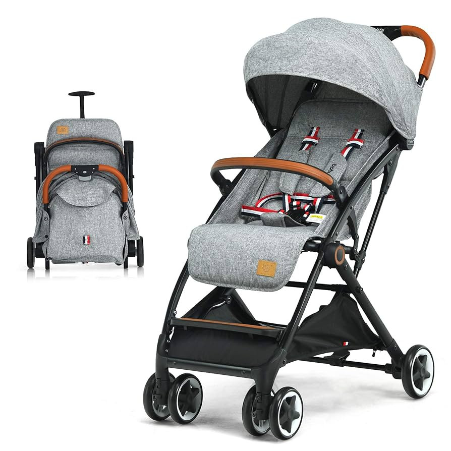 BABY JOY Lightweight Baby Stroller, Compact Toddler Travel Stroller for Airplane with 5-Point Har... | Amazon (US)