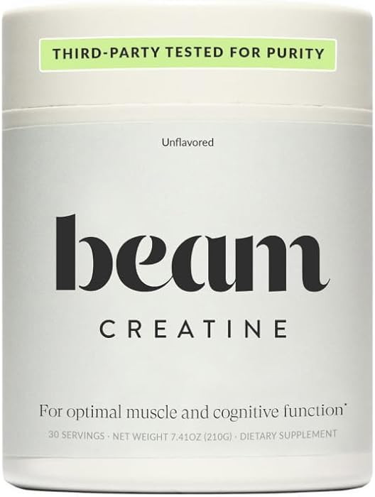 Beam Creatine Monohydrate Powder – 5g Micronized Creatine Monohydrate, Third Party Tested Creat... | Amazon (US)
