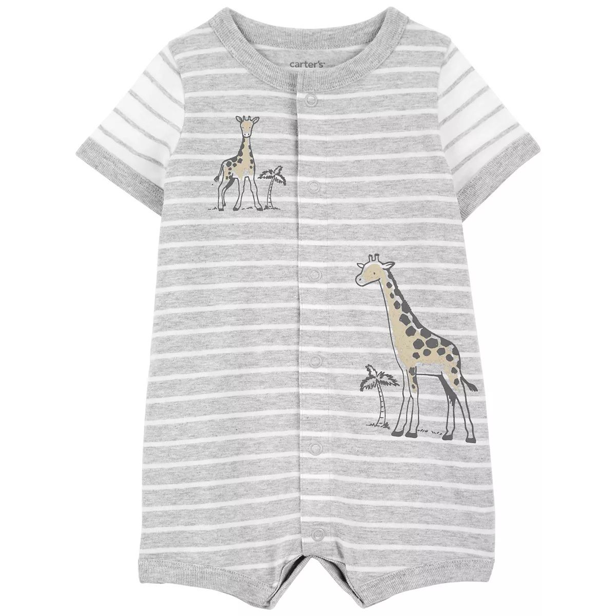 Baby Boy Carter's Giraffe Snap-Up Romper | Kohl's