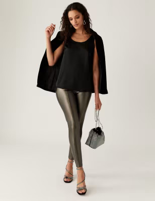 Leather Look High Waisted Leggings | Marks & Spencer (UK)