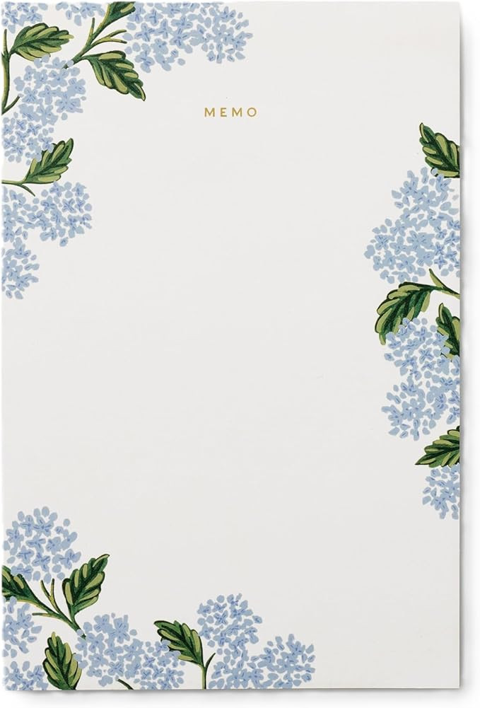RIFLE PAPER CO. Large Memo Notepad, 65 Tear-Off Pages, Featuring Bands of Pastel Hues Separating ... | Amazon (US)