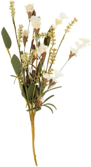Cream and Green Flower Buds and Berries Pick Home Floral Accent Decoration 14" Length 3 Count | Amazon (US)