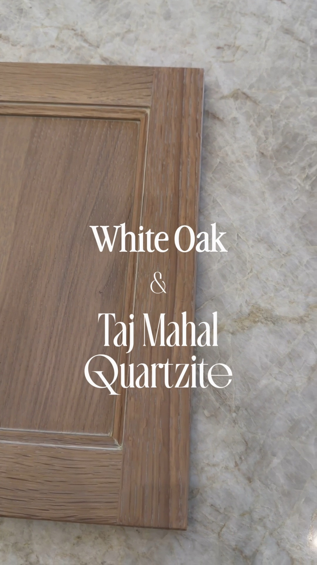 Taj Mahal quartzite and white oak. Trending, sure. But I didn’t choose it because it’s trending. I chose it because for this space, it’s timeless.

#LTKHome