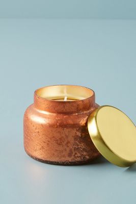 Mini Capri Blue Pumpkin Clove Jar Candle | Anthropologie (US)