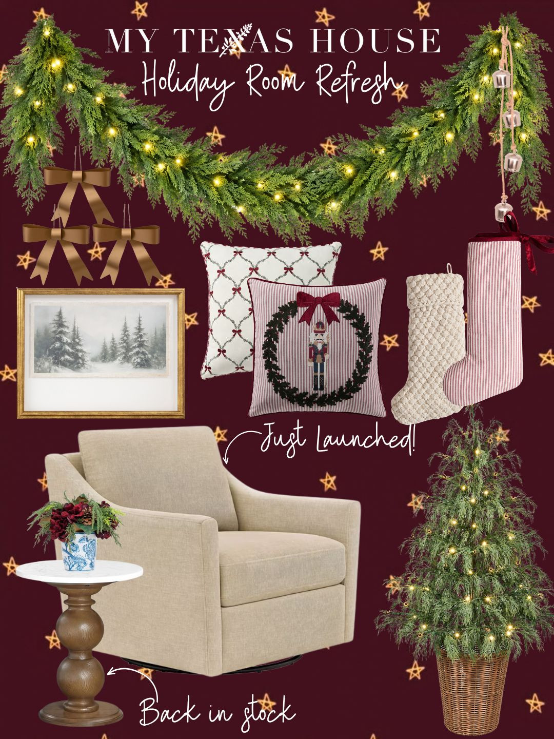 A little holiday room refresh for you all! Shop our full holiday collection (and new furniture arrivals!!) now! 

 #LTKSeasonal #LTKHome